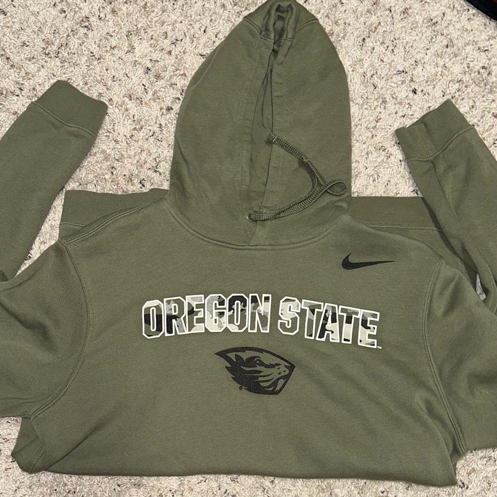 Nike Oregon State Beavers Army Green Hoodie